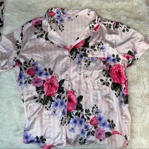 Victoria secret satin pj shirt size L